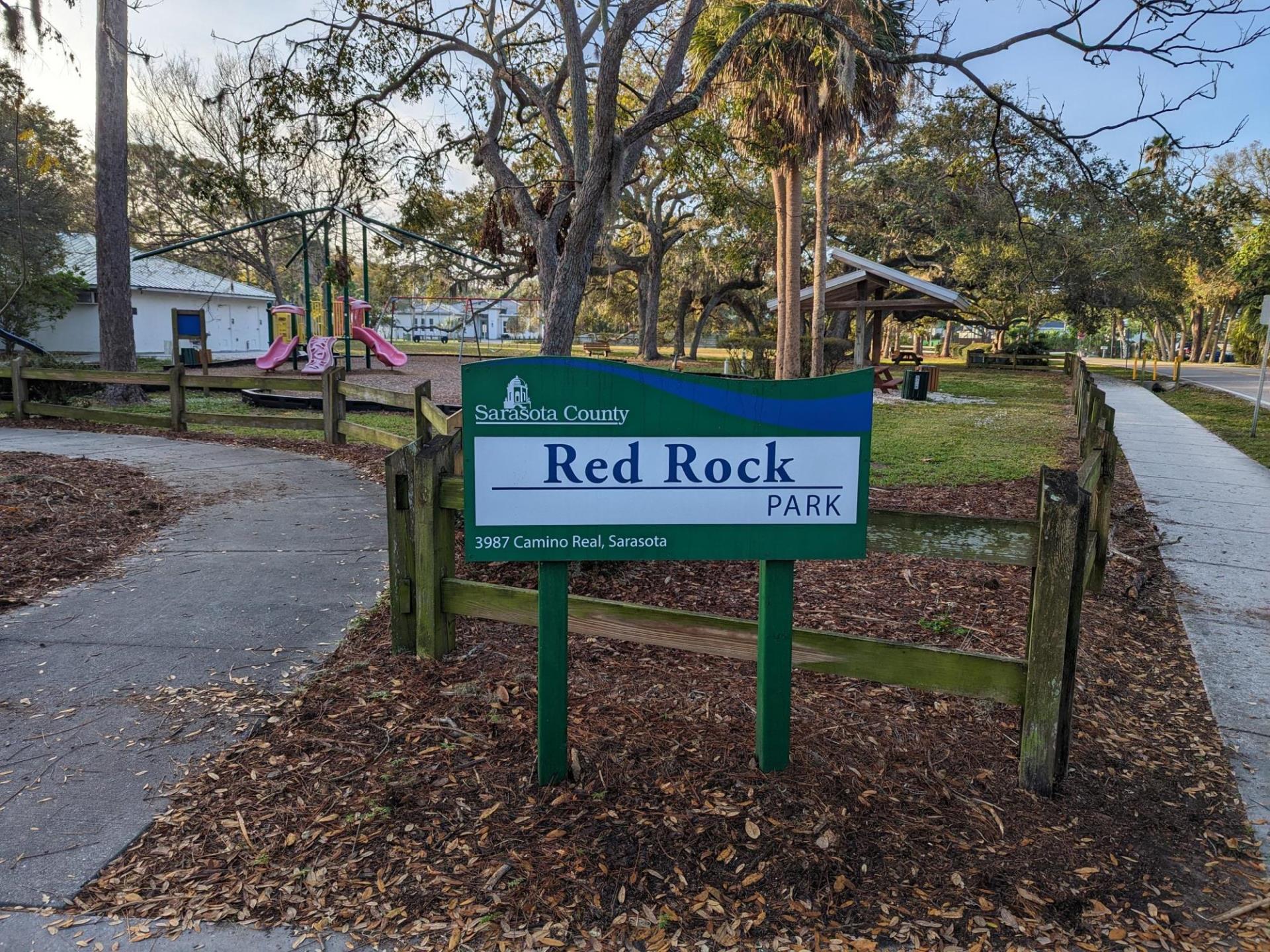 Red Rock Sign