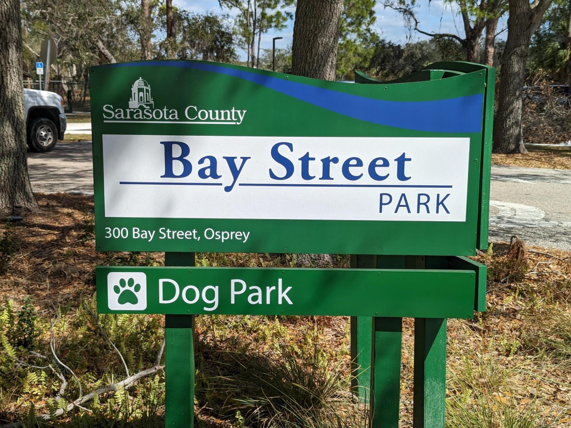 Bay Street Park Sign