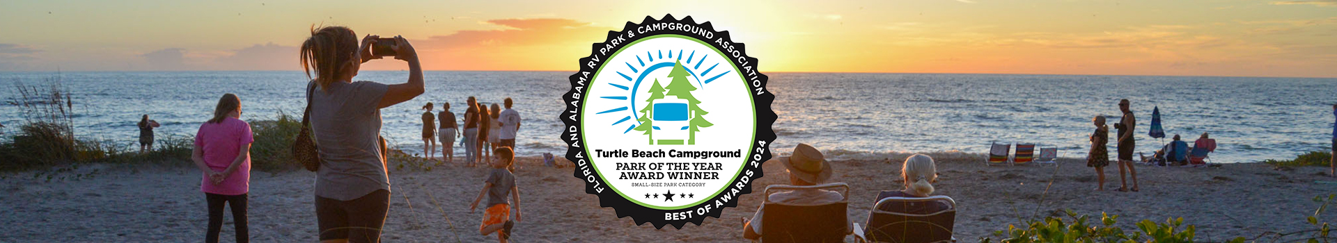 Interior Webpage Banner - Turtle Beach Campground Park of the Year