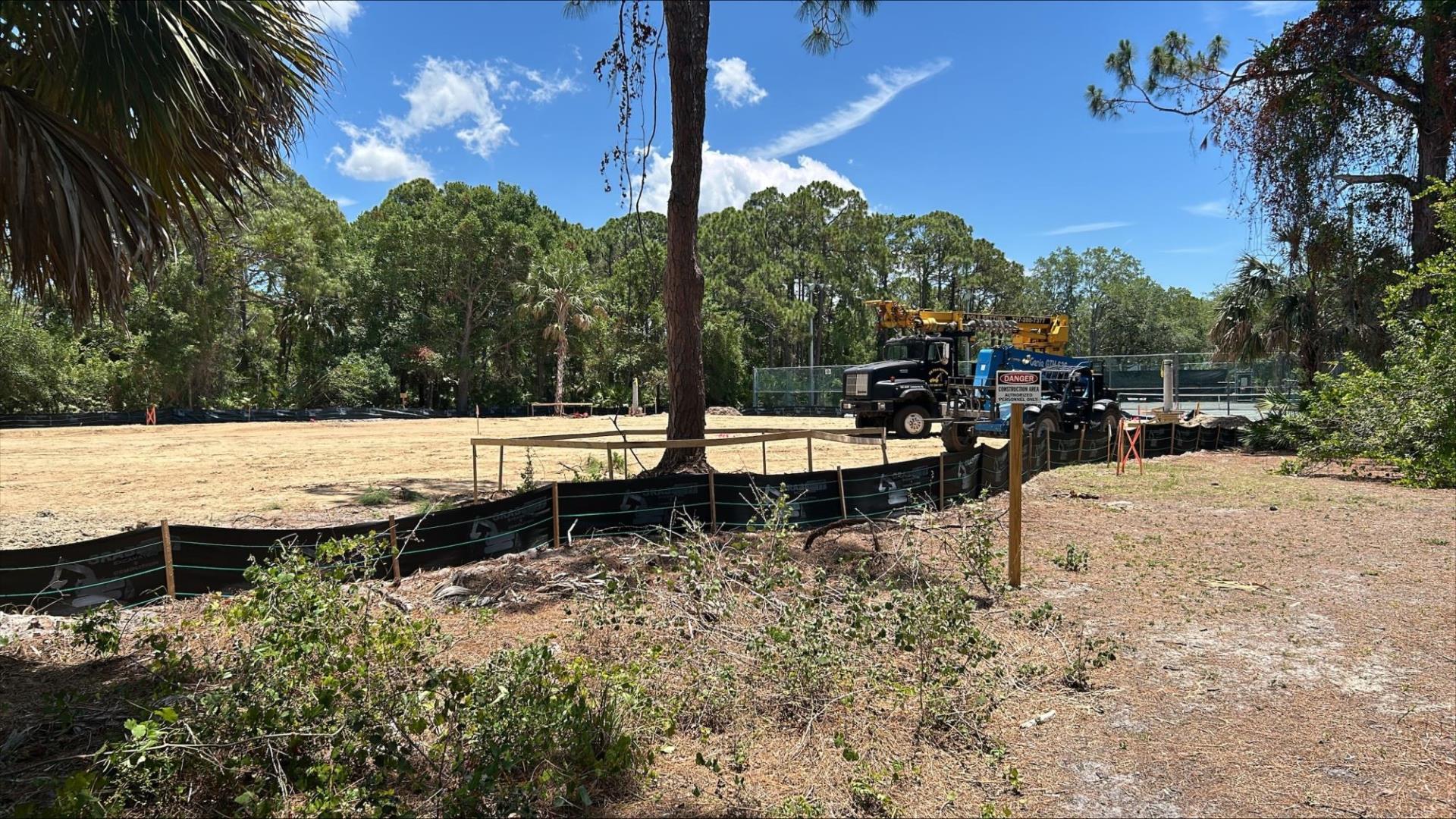 Potter Park construction site