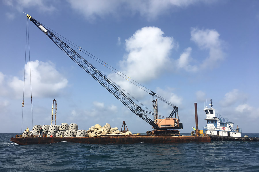 Picture of Artificial Reef Deployment and Surveying