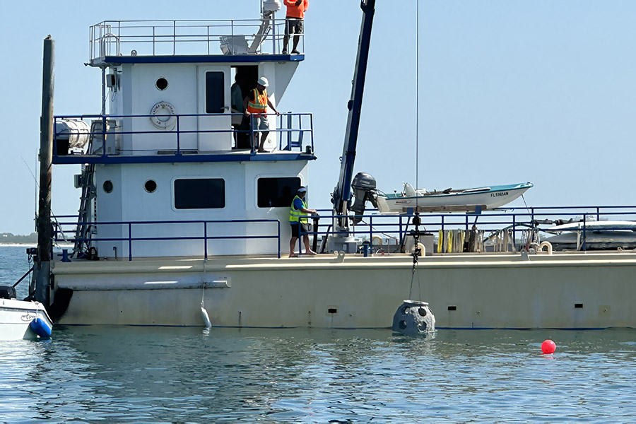 Picture of Artificial Reef Deployment and Surveying