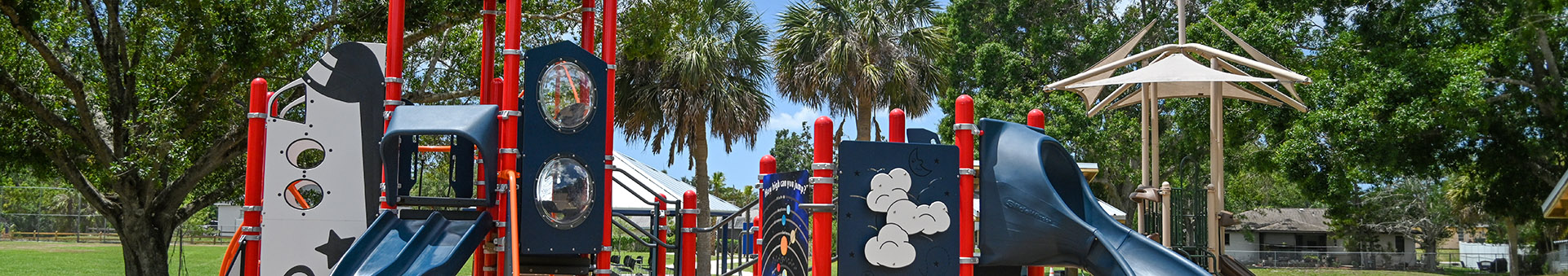 Picture of Challenger Park playground area.