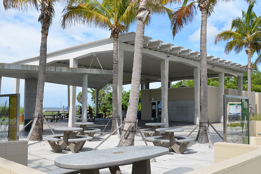 Image of Siesta Beach pavilion.