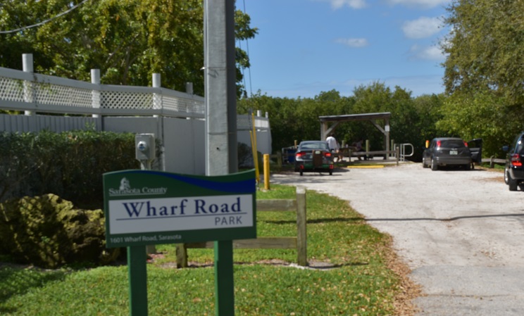 Wharf P Sign